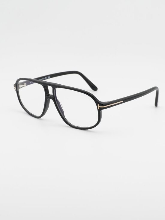 Tom Ford FT6082-B 001 Aviator Eyeglasses 57mm - Black / Blue Light Block Tom Ford TF6082-B 001 Blue Control Glasses - US main image 2